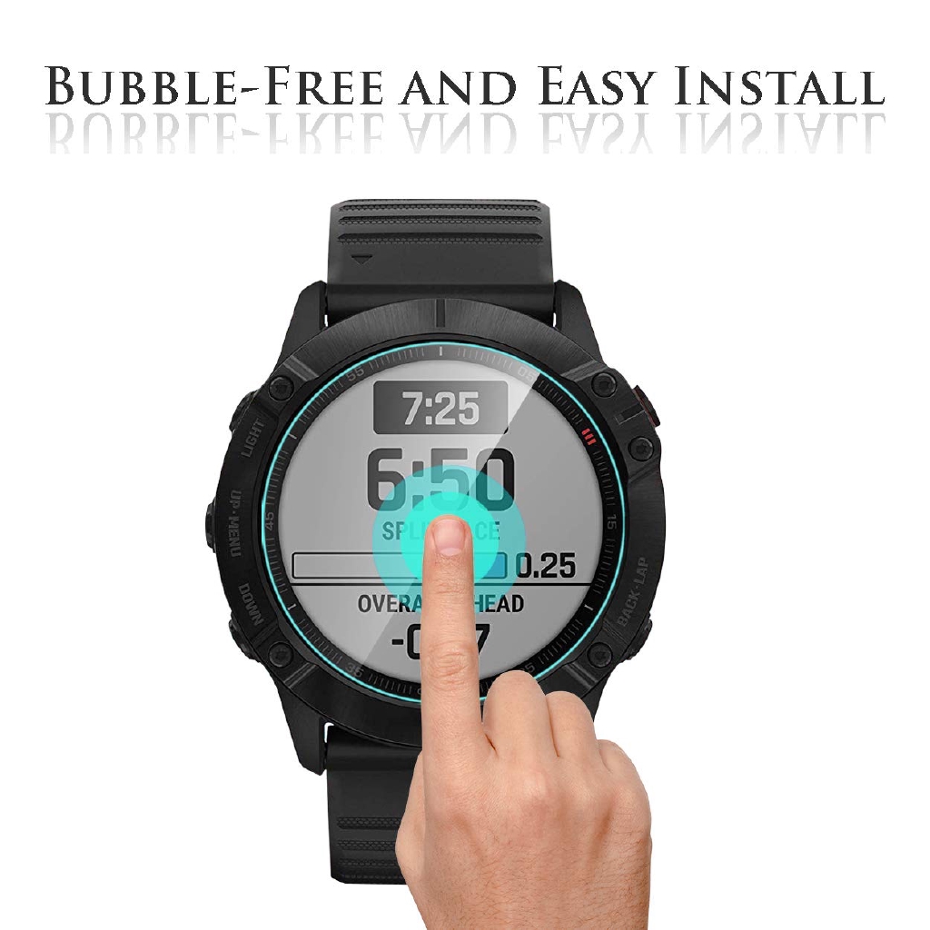 Kính Cường Lực Mặt Đồng Hồ Chất Lượng Tốt Bảo Vệ Cho Garmin Fenix 6x