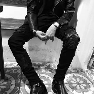 [Chelsea boots] SUEDE HARNESS BOOTS, boots cổ cao, giầy tây, giày da