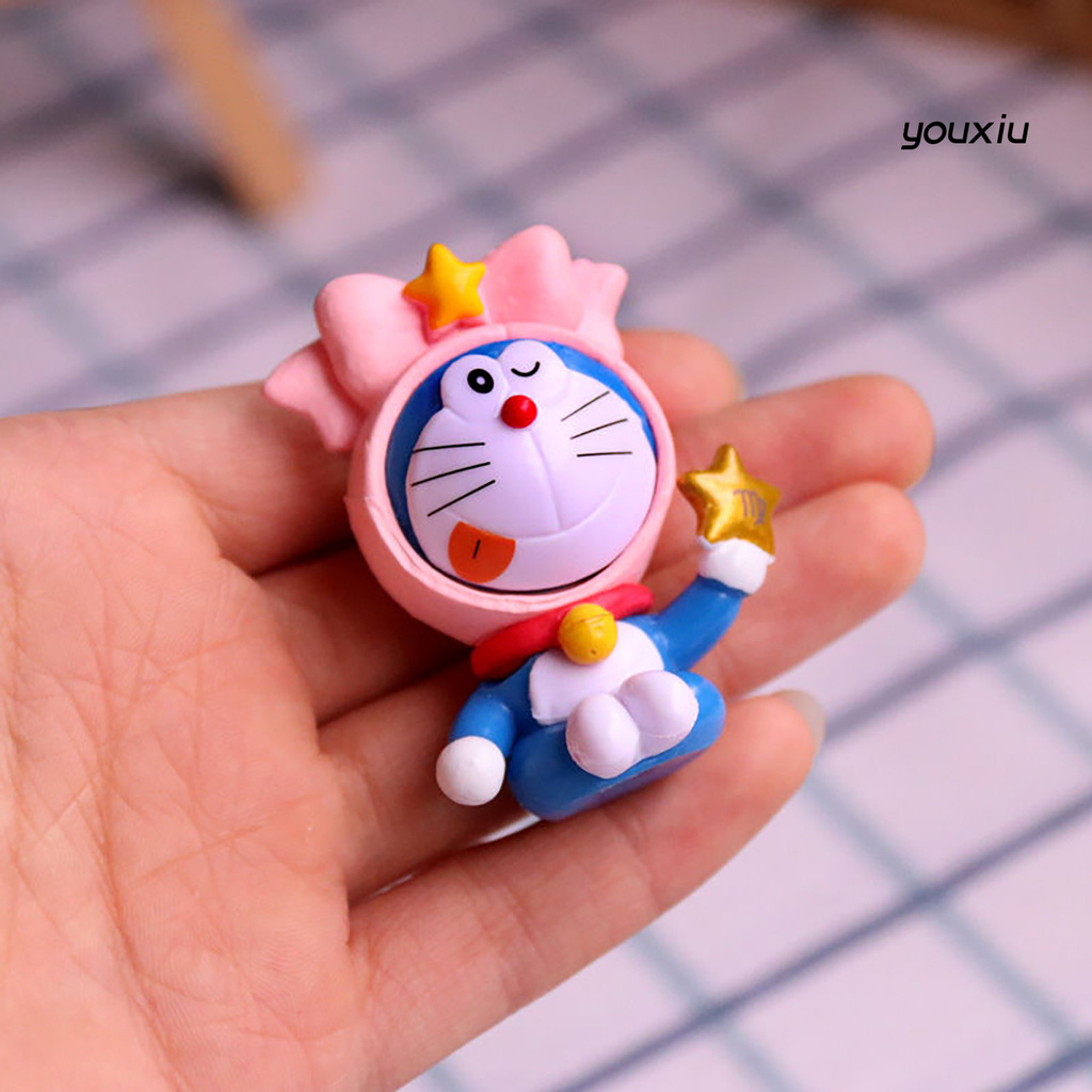 Set 12 Mô Hình Đồ Chơi Nhân Vật Hoạt Hình Doraemon