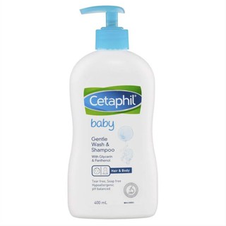Sữa tắm và gội Cetaphil có vòi 400ml của Úc