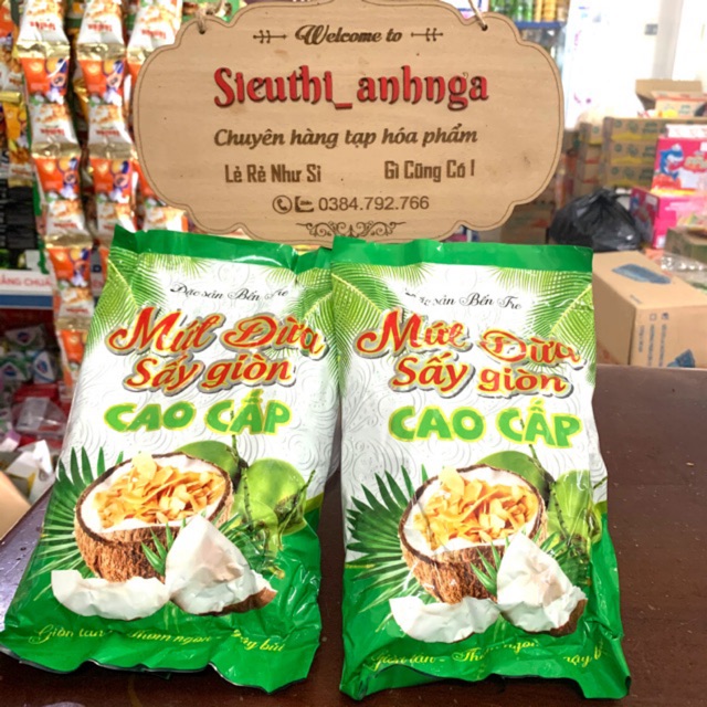 Dừa Khô Mạnh Trường Gói 110g/250g