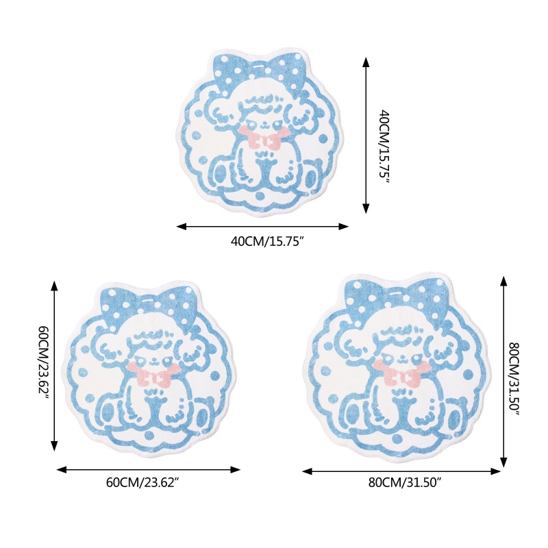 Thảm lót cửa chùi chân Siêu Thấm Nước, Chống Trượt Với Họa Tiết Hoạt Hình