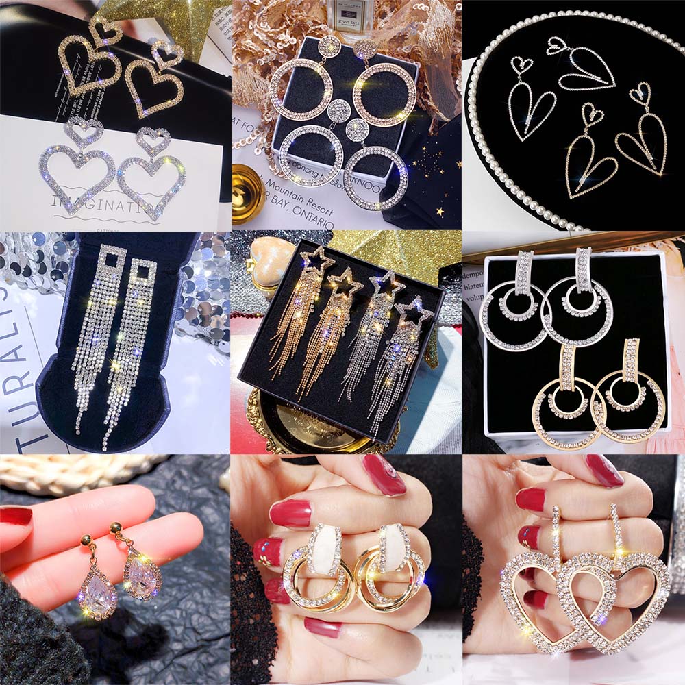 Khuyên Tai Nữ Trang Tạo Hình Độc Đáo