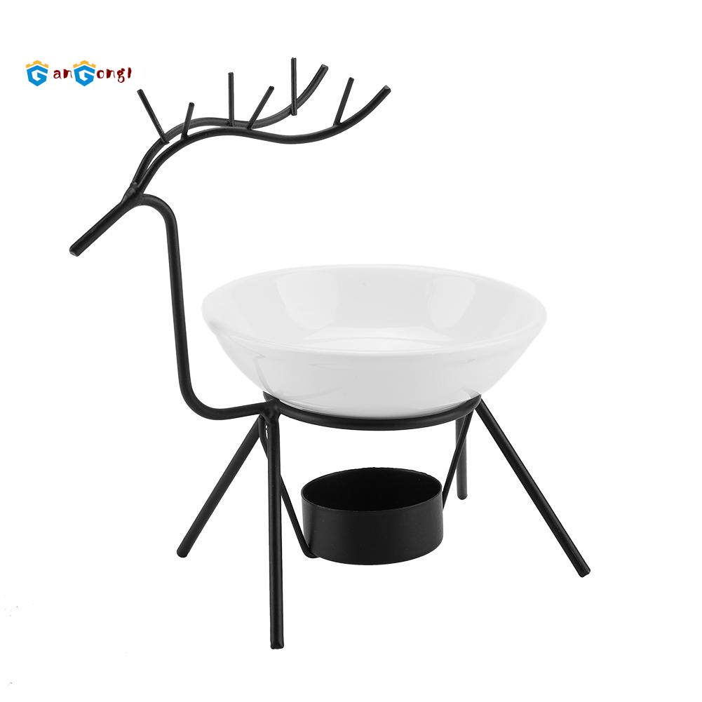 Chân đế bằng sắt đốt nến xông tinh dầu tiện dụng