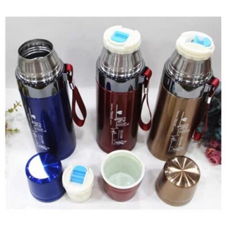 Bình giữ nhiệt 12 tiếng- dung tich 800ml - 2 lớp - màu ngẫu nhiên