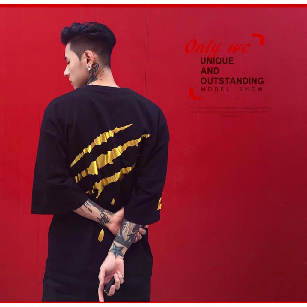 Áo thun Stee ANCO Ánh kim vàng - Cào xi III - Giá sỉ Unisex