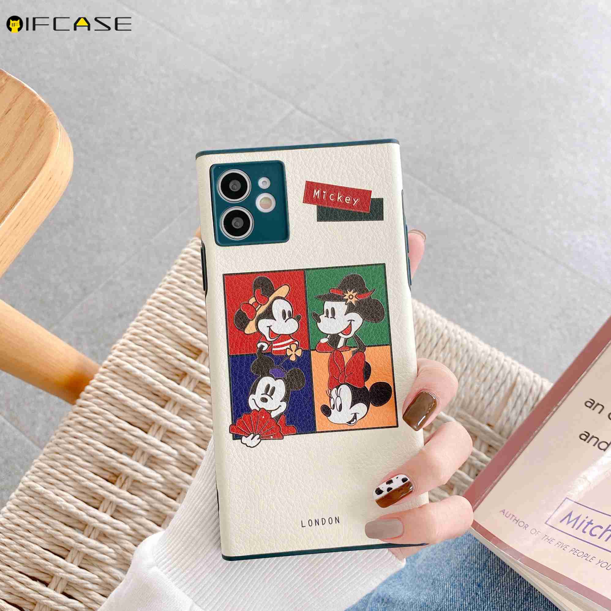 Ốp điện thoại TPU mềm in họa tiết chuột Mickey dễ thương cho iPhone 12 Mini Pro Max 11 Pro Max Xs Max Xr X 7 8 Plus | BigBuy360 - bigbuy360.vn