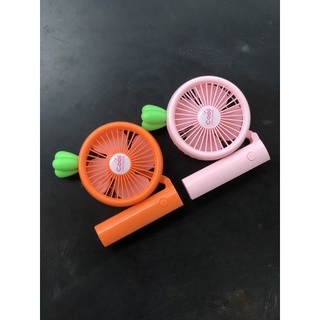 Quạt mini cầm tay 3 cấp độ gió kiểu cà rốt