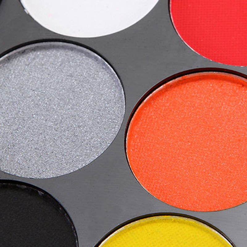 Face & Body Painting Kit 15 Colours Pressed Powder Palettes Set Face Art Make Up | BigBuy360 - bigbuy360.vn