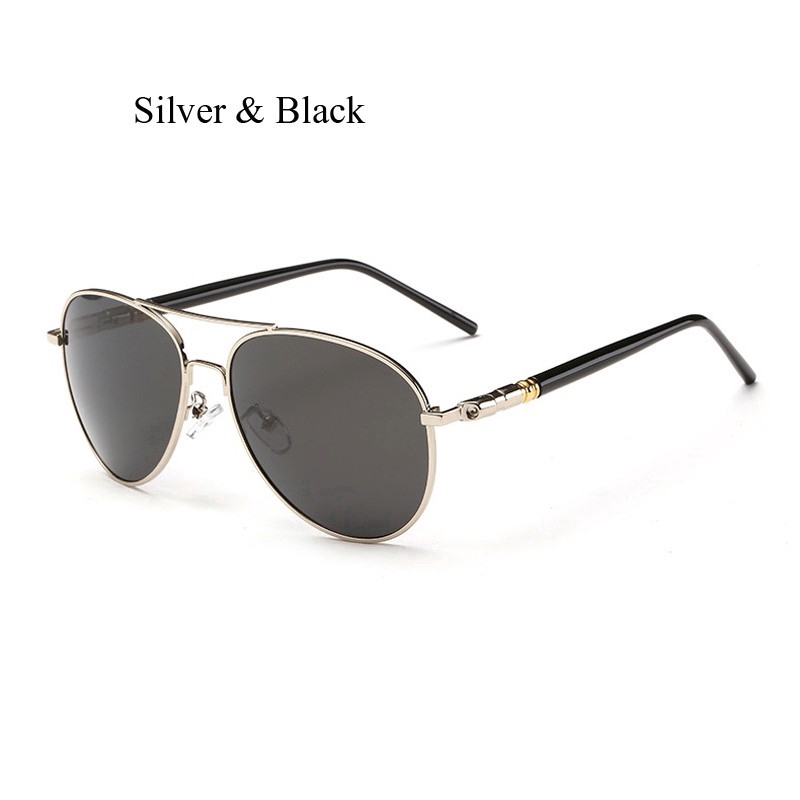 Kính râm phân cực UV400 phong cách phi không dành cho bạn nam đeo khi lái xe ngoài trời | BigBuy360 - bigbuy360.vn