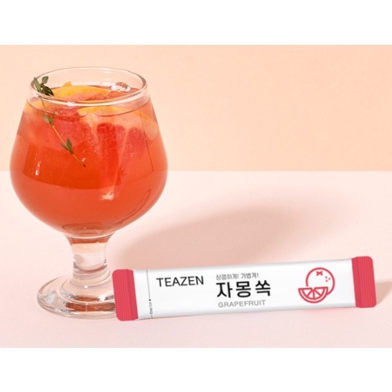 Trà lên men KOMBUCHA tốt cho sức khỏe hương chanh/berry/cam chanh/Quả đào 5g X 10T/30T