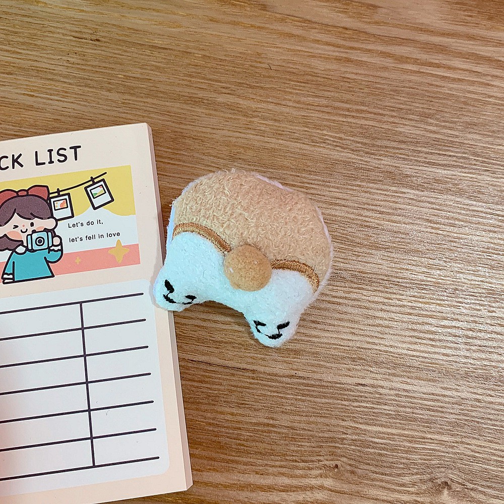 Ghim Cài Áo Hình Cún Nhồi Bông Dễ Thương