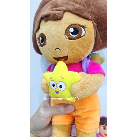 Búp bê nhồi bông dora- nhân vật hoạt hình dora