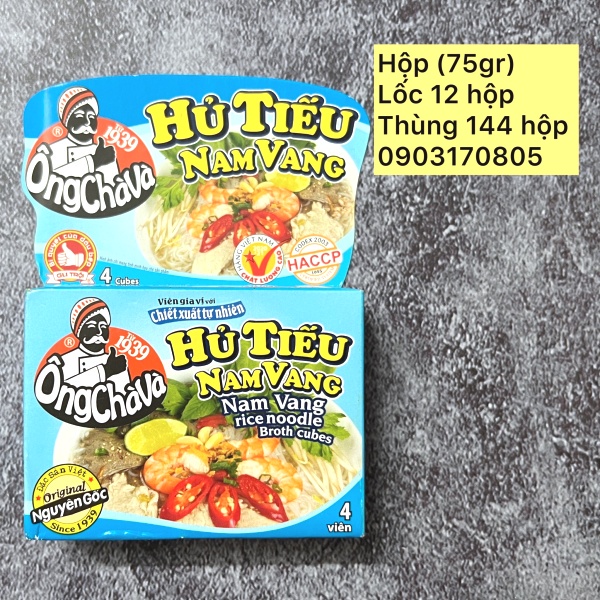 Viên gia vị HỦ TÍU NAM VANG Ông Chà Và (THÙNG LIÊN HỆ)
