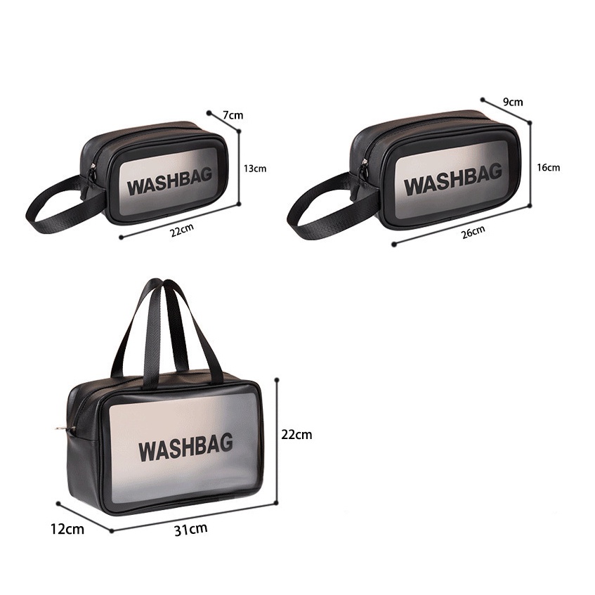 Túi đựng mỹ phẩm WASHBAG đựng đồ du lịch tiện lợi - Gấu Thỏ House