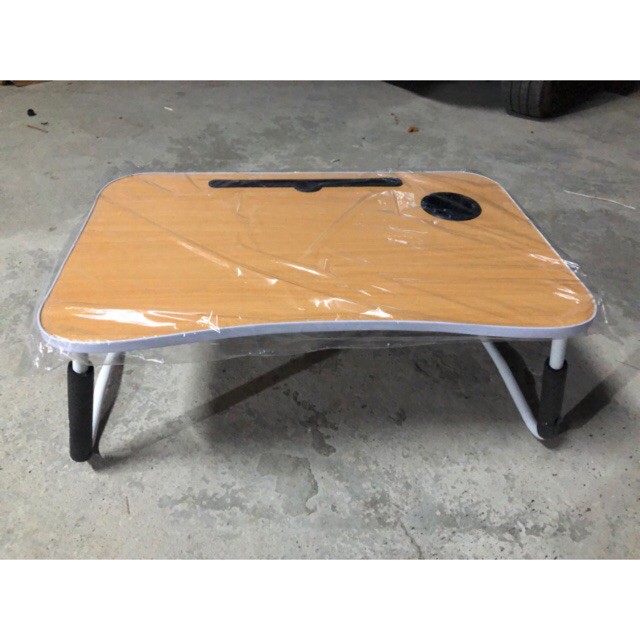 [FREESHIP 50K] BÀN HỌC GẤP GỌN CÓ KHE CẮM IPAD + KHAY ĐỰNG CỐC | BigBuy360 - bigbuy360.vn