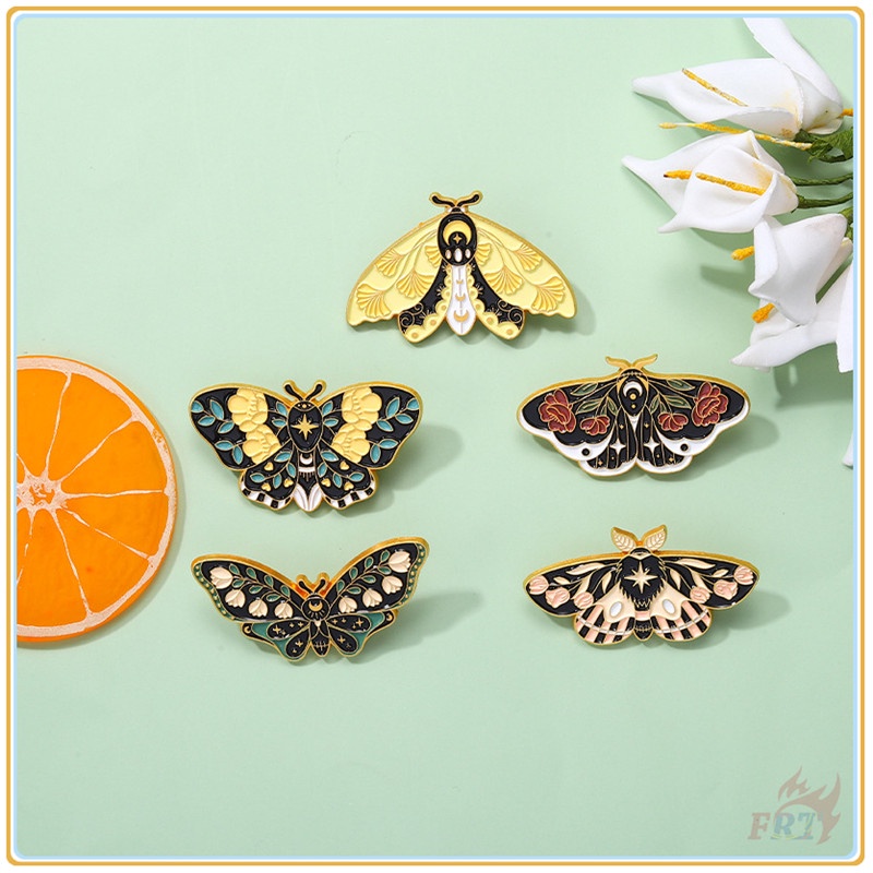 ★ Ghim Cài Áo Hình Hoa Và Bướm Xinh Xắn ★ 1 Huy Hiệu Gài Áo Ba Lô Hình doodle