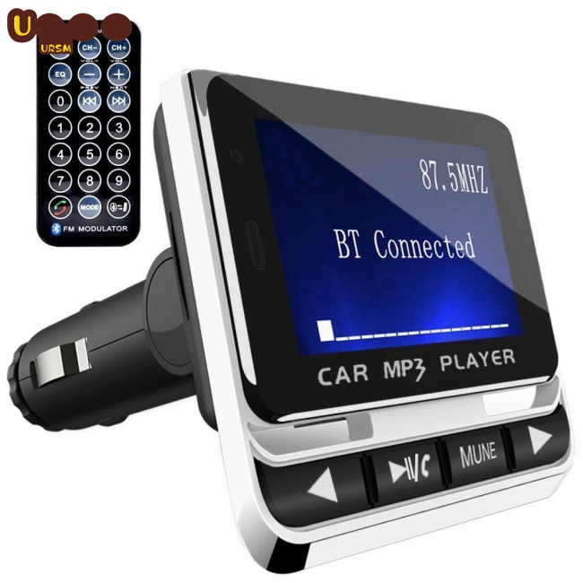 Máy Nghe Nhạc Mp3 Kết Nối Bluetooth Tích Hợp Đài Fm Có Cổng Sạc Usb Và Điều Khiển Từ Xa Cho Xe Hơi