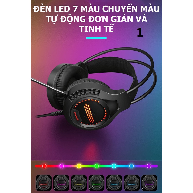Xả kho tai nghe gaming cao cấp 7.1 âm thanh giả lập,có mic và đèn led RGB,chuẩn âm thanh vòm