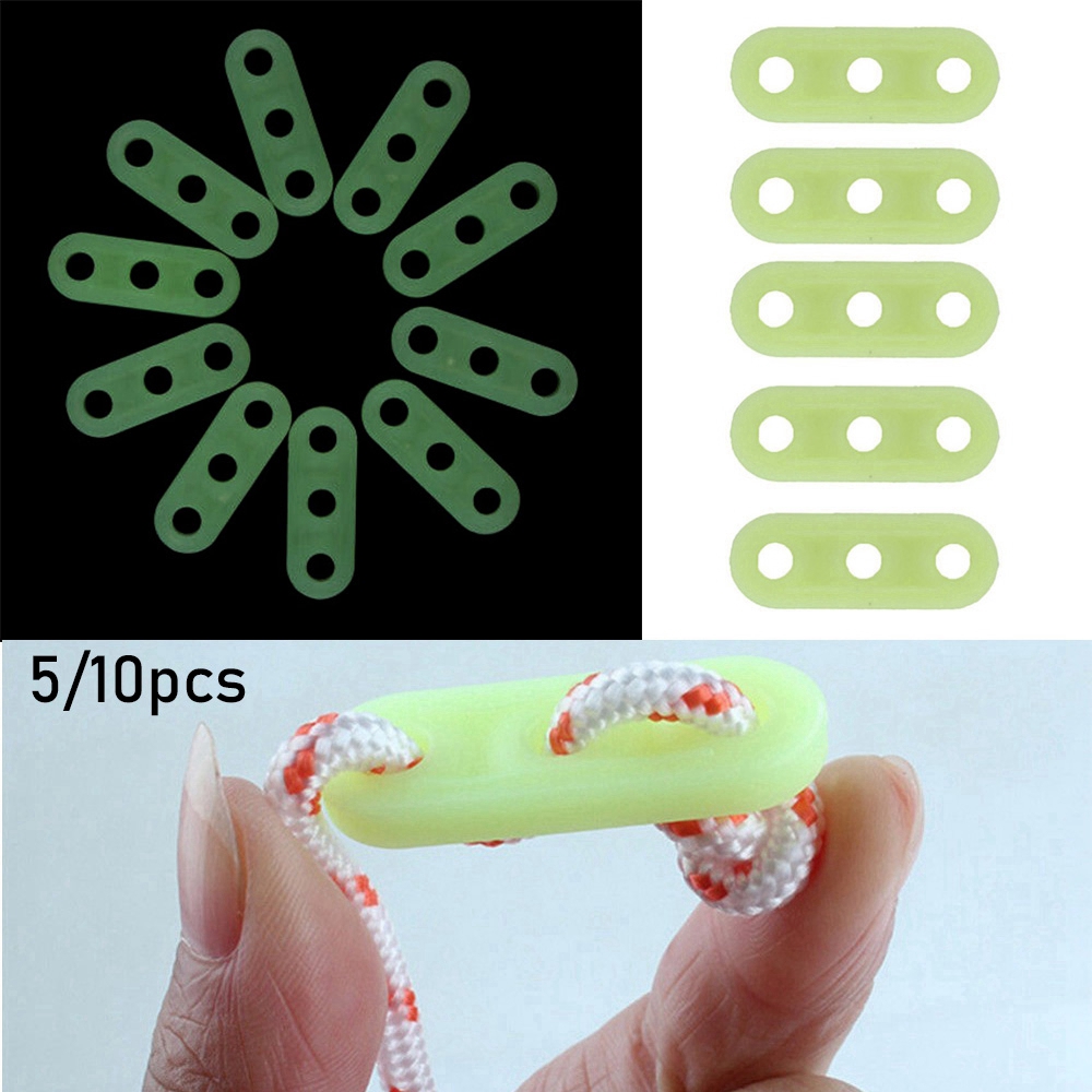 Set 5/10 Dây Móc Khóa 3 Lỗ Dùng Để Cố Định Lều Trại