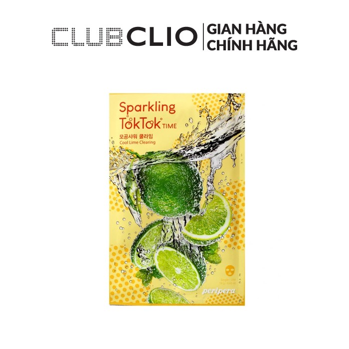 [QUÀ TẶNG KHÔNG BÁN]Bộ 3 Mặt Nạ Giấy Trái Cây Peripera Sparkling TokTok 18mlx3