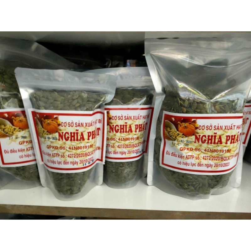 Hạt bí XANH cao cấp NGHĨA PHÁT -HSD:2024