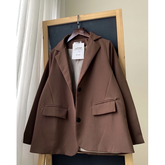áo blazer nữ 2 lớp, áo vest dài tay cao cấp phong cách hàn quốc