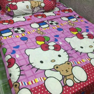 Chăn gra gối chat lieu vải cotton poly k nhăn k xù lông mẫu mã đa dạng màu sắc đẹp có nhiều hình hoạt hình cho khách lụa
