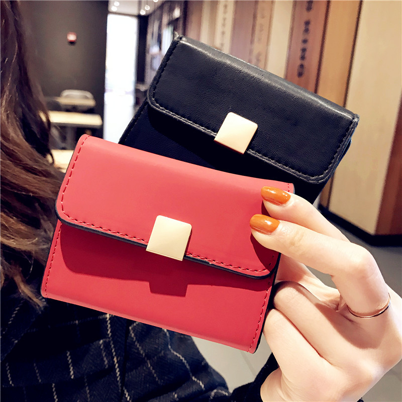 Ví Da Pu Đựng Thẻ Thời Trang Sang Trọng