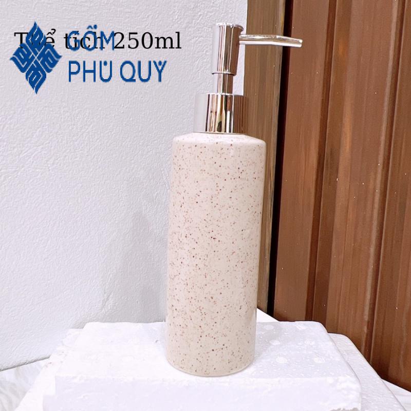 Bình Đựng Xà Phòng,dầu Gội ⚱ Gốm Sứ Bát Tràng ⚱ Chai Chiết Sữa Tắm,bình Sứ Trứng Cuốc Gomphuquy