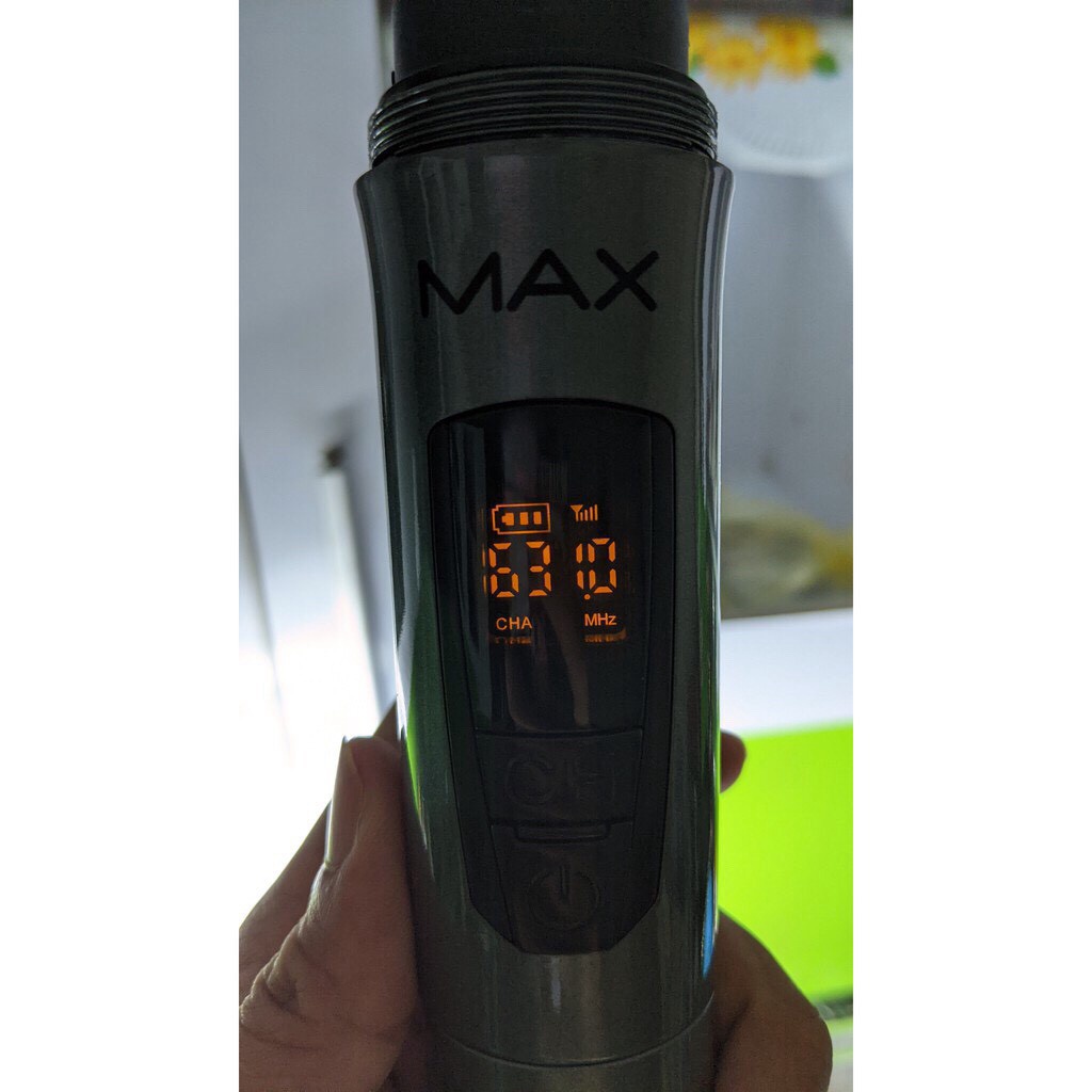 MT MAX  Micro không dây MAX 19 hát karaoke gia đình, party ,hát live stream fb, kết nối loa kéo- âm thanh tru