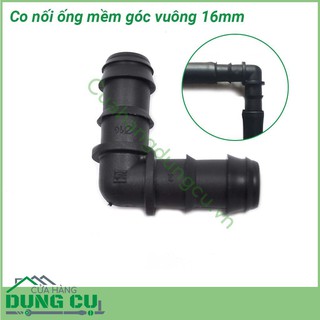 Khớp nối vuông góc 16mm nối ống mềm
