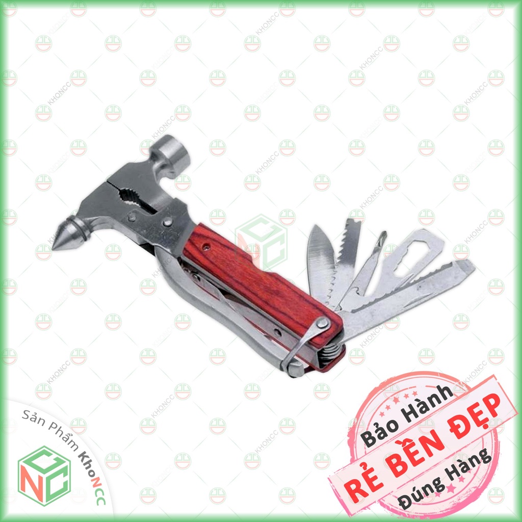 [KhoNCC] Búa Đa Năng 7 Trong 1 Với Nhiều Tiện Ích Khác - Có Đầu Nhọn Đập Kính Xe Hơi Khi Thủy Kích, Cháy Nổ