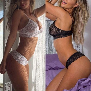 Bộ 2 món đồ lót 2 mảnh phối ren gợi cảm cho nữ