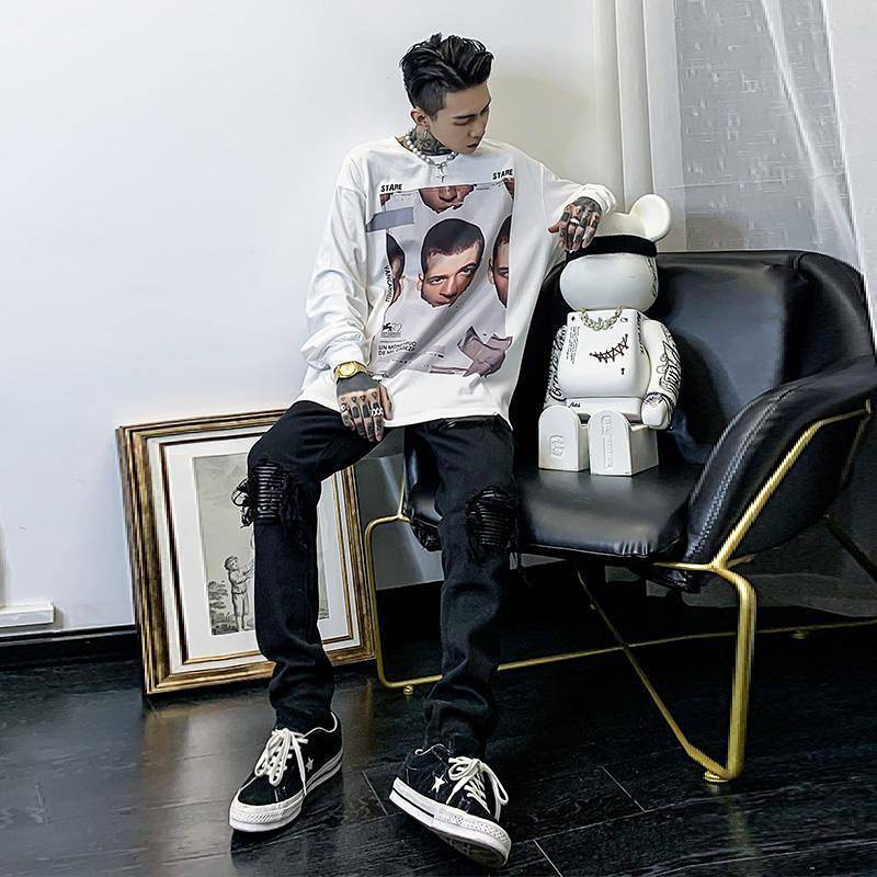 Quần Jeans Rách Gối Thời Trang Cho Nam | BigBuy360 - bigbuy360.vn