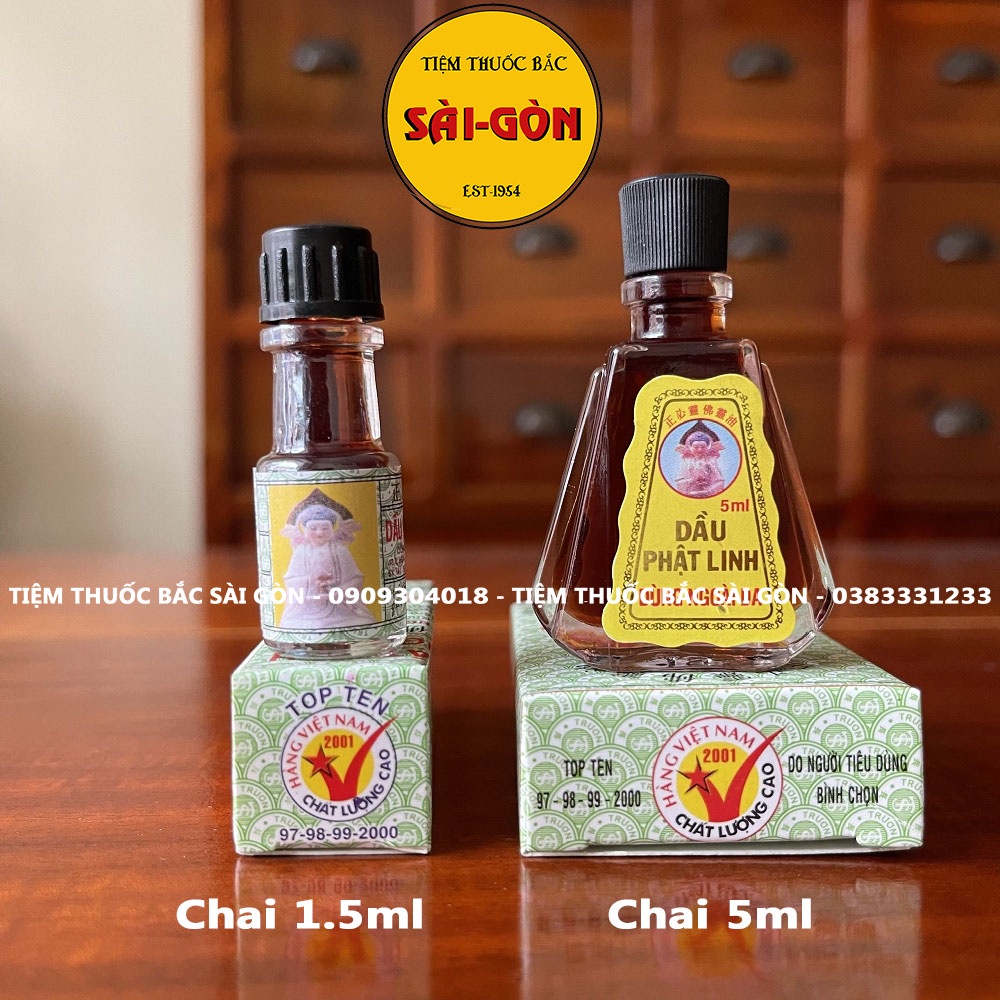 Dầu Gió Phật Linh Trường Sơn - Tiệm Thuốc Bắc Sài Gòn