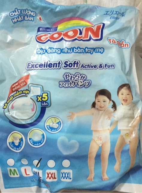 Combo 25 bỉm quần goon slim thái szM,L,XL,XXL