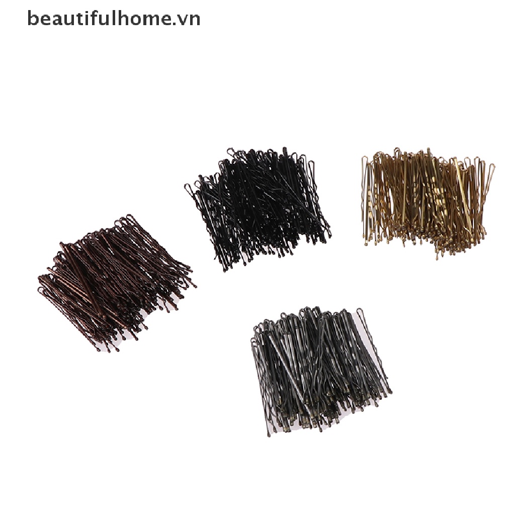 Bộ 100 Kẹp Tóc Màu Đen Cho Nữ