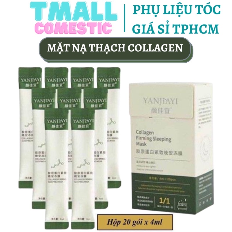HỘP 20 GÓI MẶT NẠ NGỦ COLAGEN DẠNG THẠCH GEL