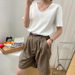 Áo phông trơn basic nữ sành điệu