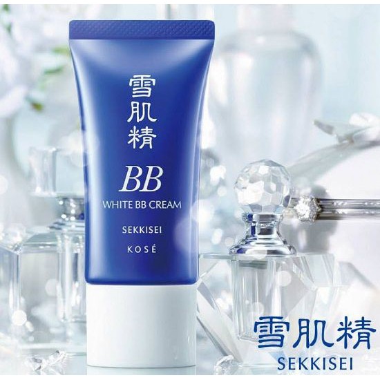 BB KOSE SEKKISEI WHITE CREAM 6 IN 1 - KEM NỀN CHE KHUYẾT ĐIỂM DƯỠNG TRẮNG DA BB KOSE