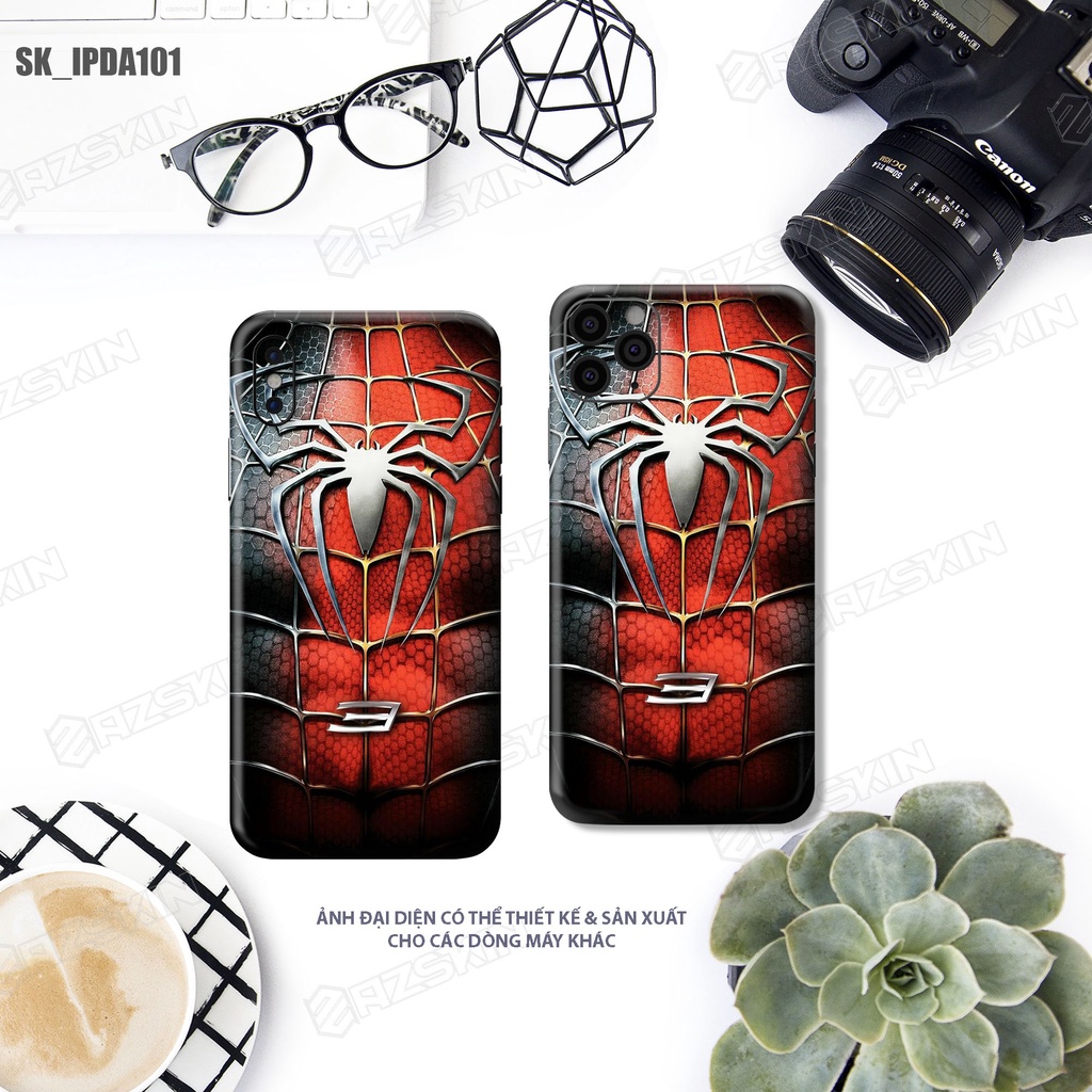 Miếng Dán Skin IPhone 14 Pro Max Spider Man - Marvel |SK_IPDA101| Hình In Sắc Nét, Chống Nước, Khuôn Cắt CNC, Dễ Dán