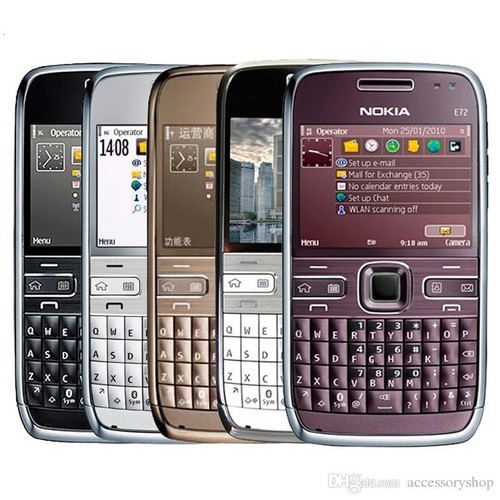 ĐIỆN THOẠI NOKIA E72, CÓ WIFI, 3G, MAIN ZIN CHÍNH HÃNG, KÈM PIN SẠC ĐẦY ĐỦ