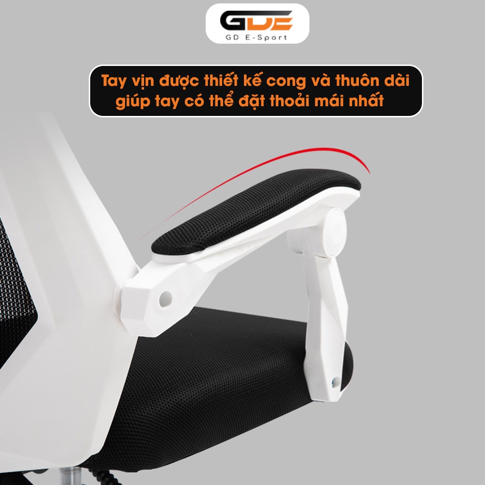 [Mã BMBAU300 giảm 10% đơn 499K] Ghế Chơi Game, Thiết Kế Công Thái Học GD E-sport Model GD-03 Hàng Nhập Khẩu