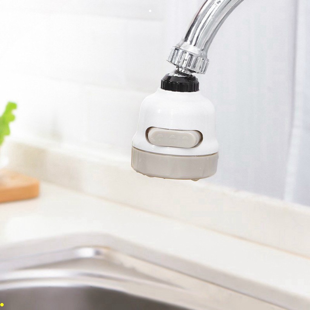 Đầu vòi rửa chén bát tăng áp xoay 360 độ ⚡️Tiện ích 247⚡️ Vòi nước tăng áp 3 chế độ phun