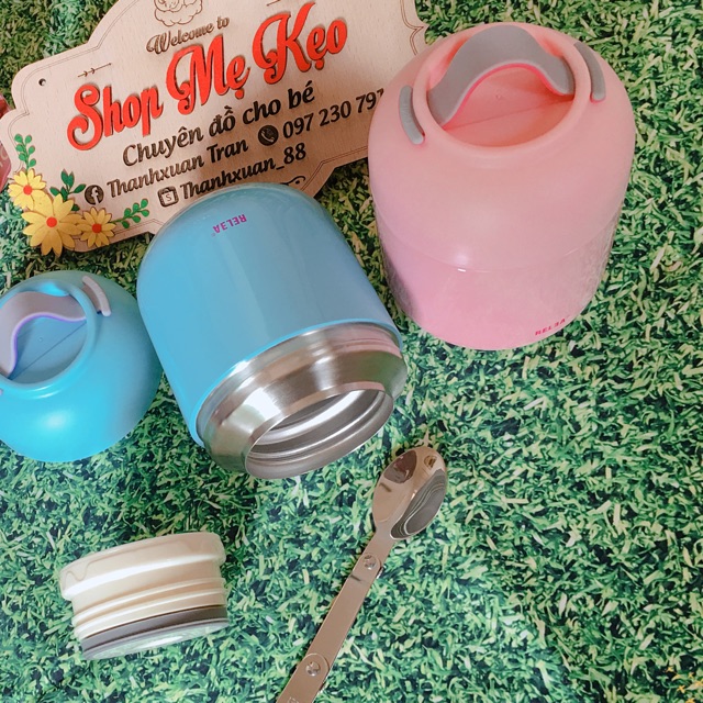 bình ủ cháo + bộ đồ chế biến ăn dặm