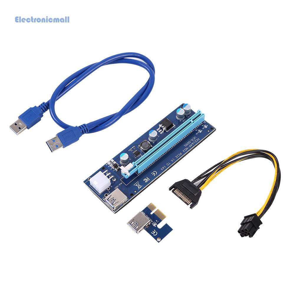 ElectronicMall01 M.2 M2 NGFF to PCI Express X16 Adapter GPU Riser for BTC Bitcoin Ethereum Mining
