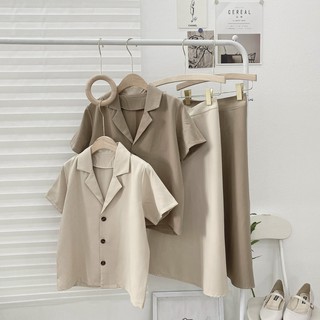Set vest váy dài
