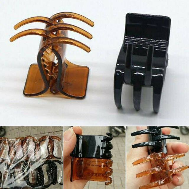 12 kẹp tóc càng cua nữ NHIỀU MÀU 3răng-5răng