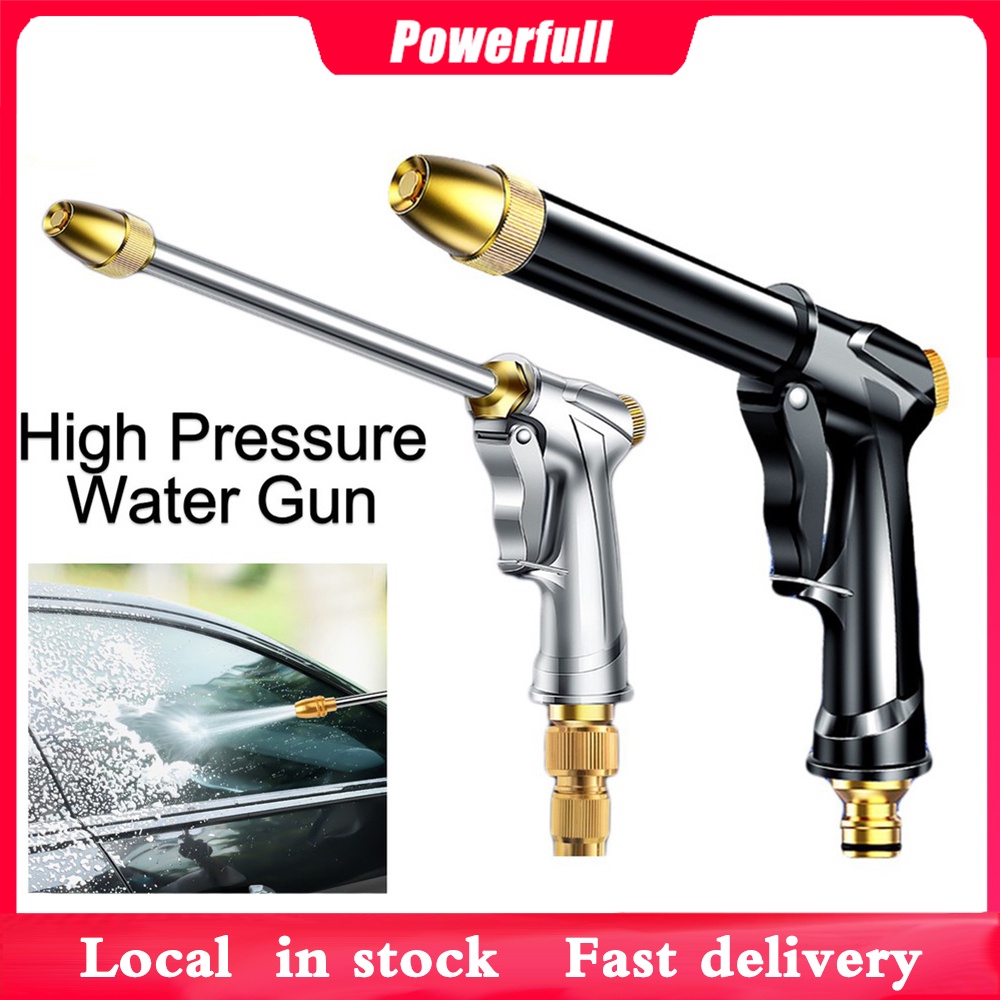 Portable High-pressure Water Gun For Cleaning Car Wash Machine Garden Watering Hose Nozzle Sprinkler Foam Water Gun